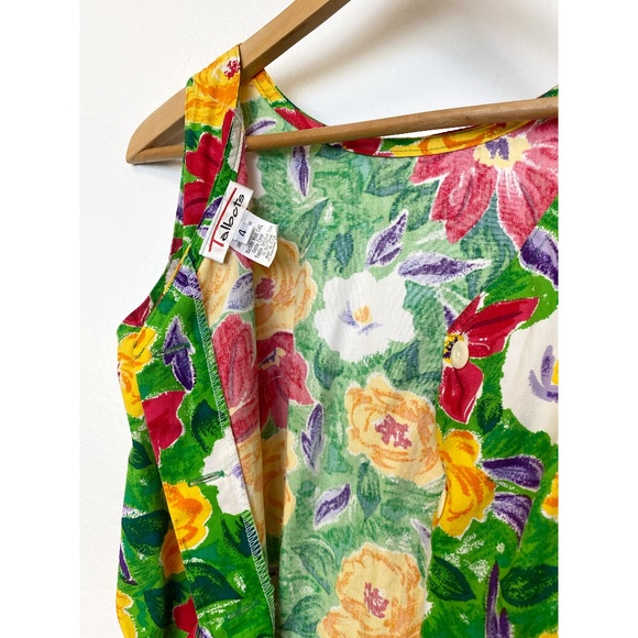 Vintage TALBOTS Floral Fit & Flare Garden Party - Picture 5 of 6